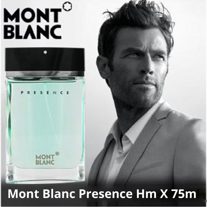 Mont Blanc Presence para Hombre 💼 75ml | Perfume Original 💯