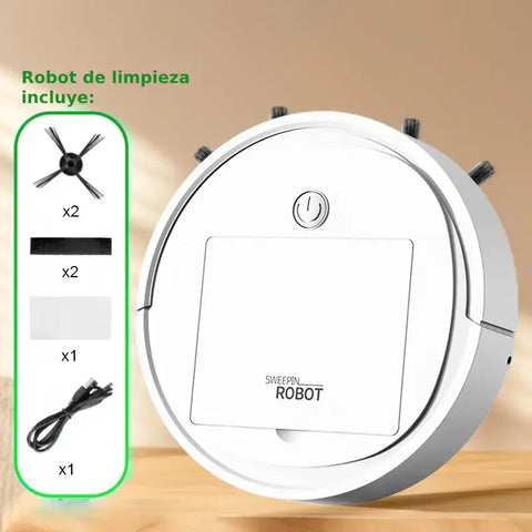 🤖 Robot Aspiradora 3 en 1 – Limpieza Inteligente y Automática