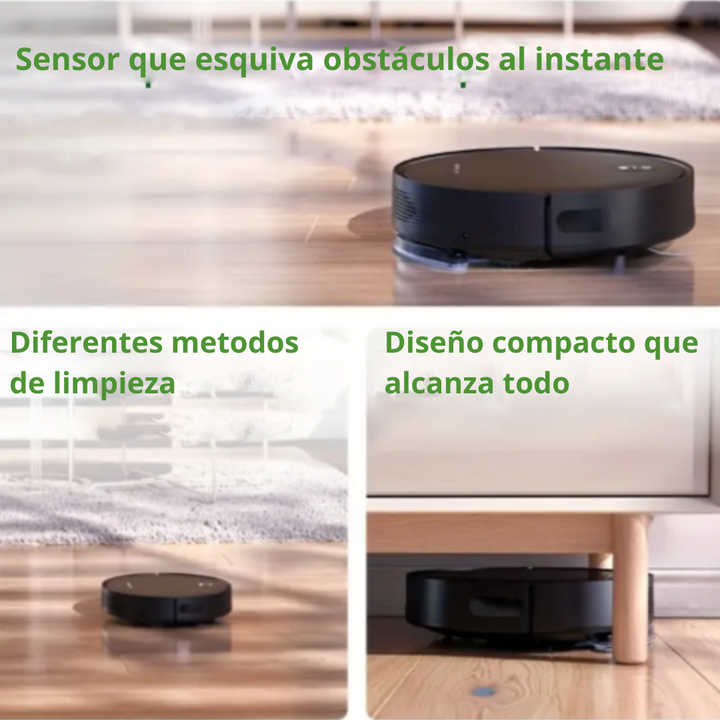 🤖 Robot Aspiradora 3 en 1 – Limpieza Inteligente y Automática