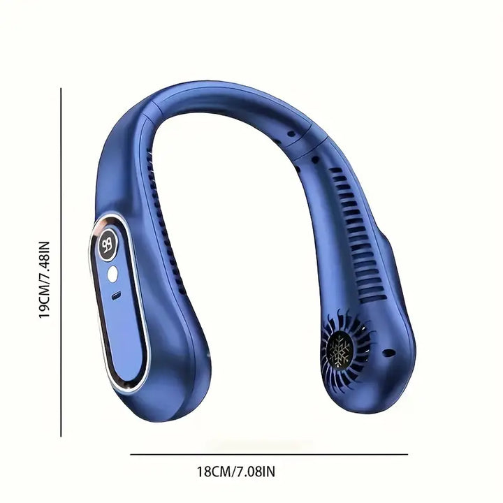 Ventilador de Cuello Portátil – 5 Velocidades y Batería Recargable USB